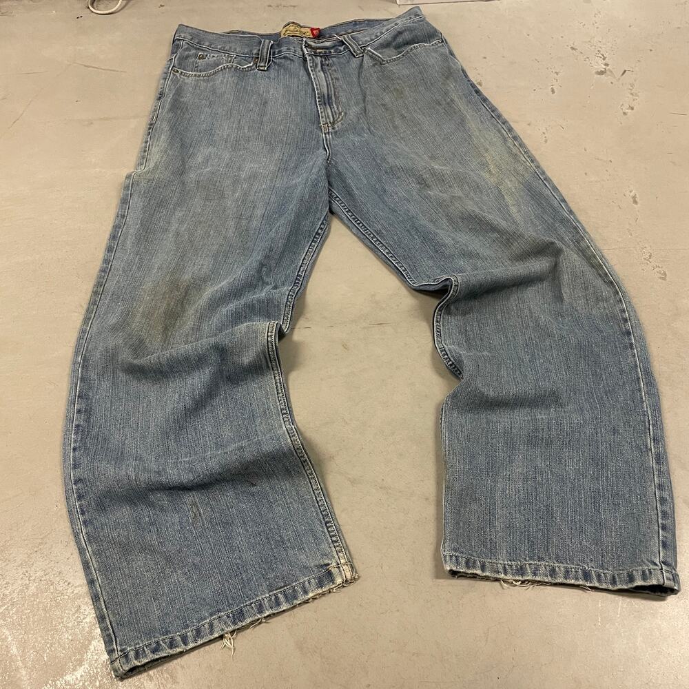 Vintage Y2K distressed old navy baggy jeans 36x32